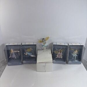 Lot‎ of 5 Hallmark Christmas Ornaments Frostlight Faeries Estrella Candessa